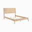 Mobilier de chambre à coucher classique en bois au fini chêne naturel de style classique, style Mid-Century