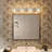 4-Light Bathroom Vanity Light with Fluted Clear Glass Shades, Chrome Wall Mounted Bathroom Lighting Fixture-216509707