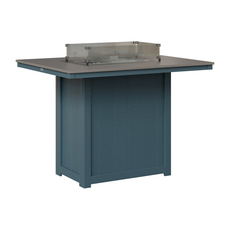 Foyer de table berlinois Donoma, H 39 po x l 41 po x P 54 po, Acier inoxydable martelé avec base en ardoise
