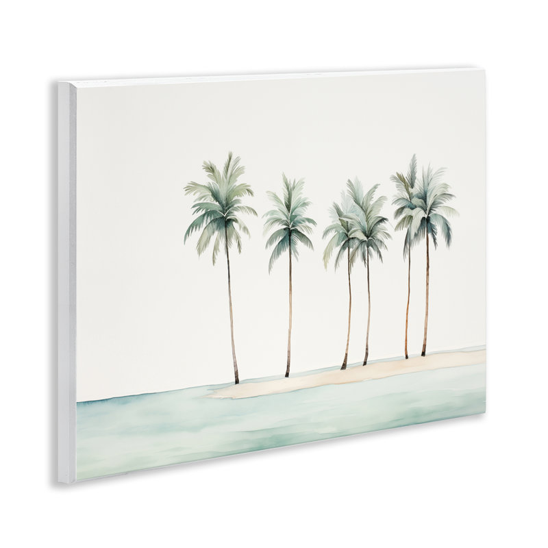  «Summer Palms in a Line» par Arlington Prints