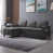 Dark Grey Linen Blend