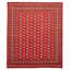 Tapis rouge foncé Finest Peshawar Bokhara 8 pi 1 po x 9 pi 6 po