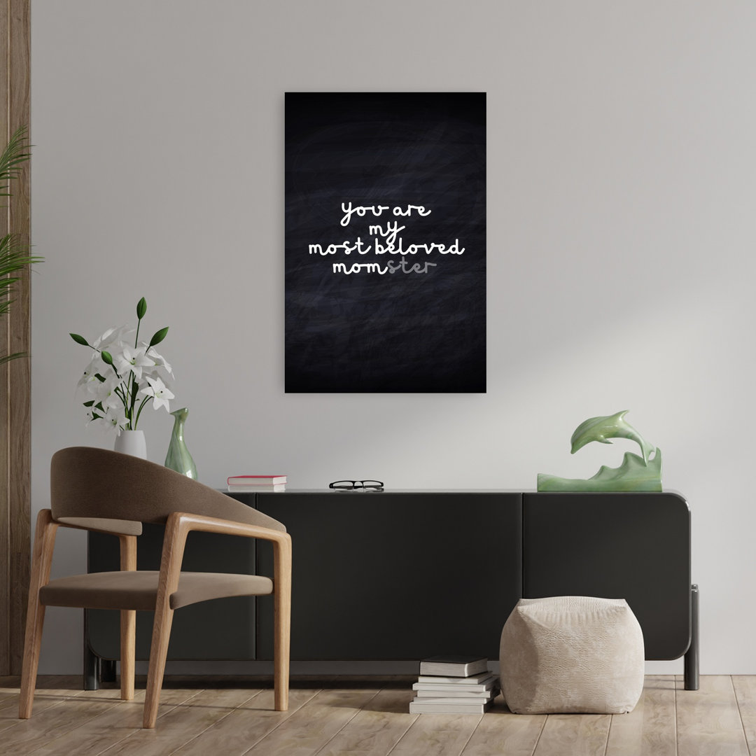 My Beloved Momster Abstract Contemporary Wall Art Print