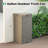 Plastic Manual Lift Kitchen Trash Can - 31 Gallons