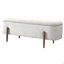 Banc de rangement Ivory Boucle