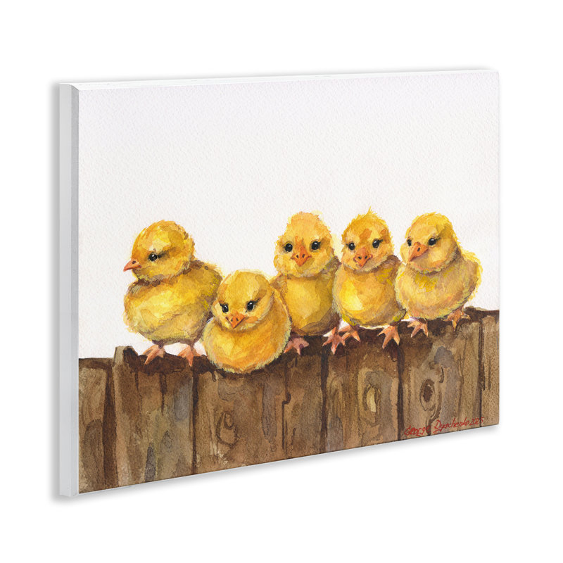 Plaque murale «Chicks on the Fence», conception de George Dyachenko