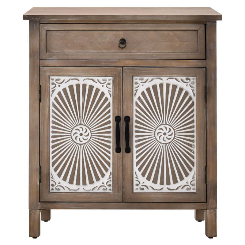 Buffet décoratif en bois massif