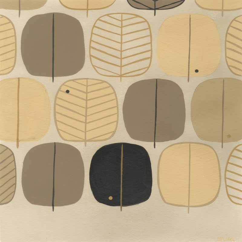 Woodland Motif III - Wrapped Canvas Print, 30cm H x 30cm W x 3.8cm D