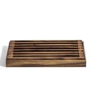 Ironwood Gourmet Nesting Bread Board with Crumb Catcher, 10.25 x 14.75 x  0.75 inches