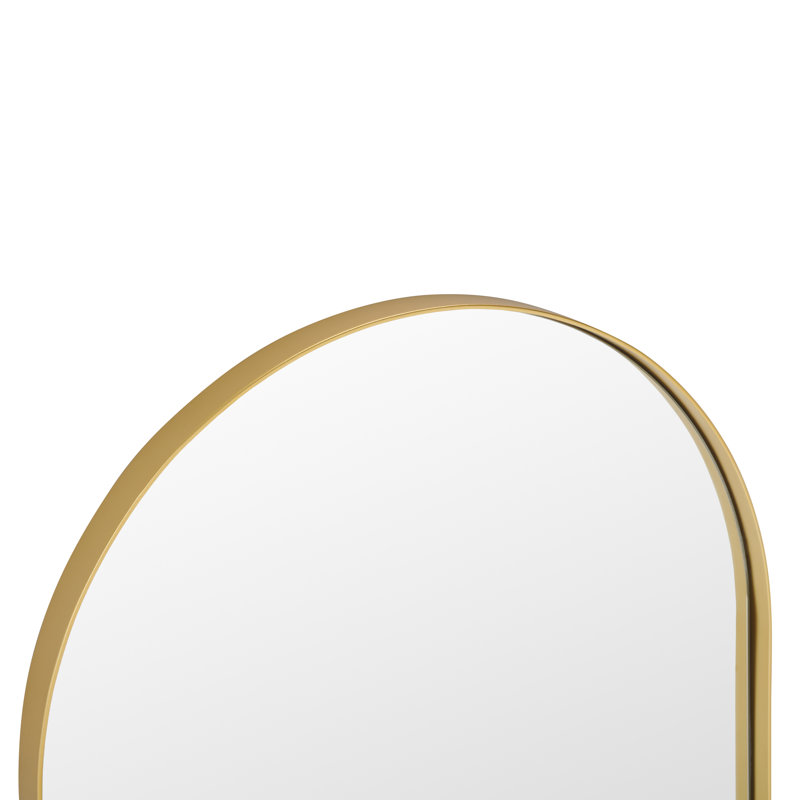 Miroir d'appoint moderne Flemmie, Or
