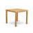  Café Bar Height Counter Table - a Square Dinner Table Top with Sturdy Legs, 42x42 Inch, OAK-1110499314