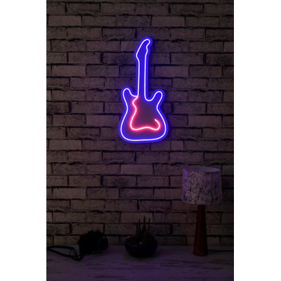 Ruban néon flexible à DEL, 16,5 pi, étanche IP67, bleu et rose | 12V DC, 25,2 Watts | Système de suspension murale A + écoénergétique, parfait pour la décoration intérieure, les fêtes et les événements | Gabarit en mousse de PVC durable