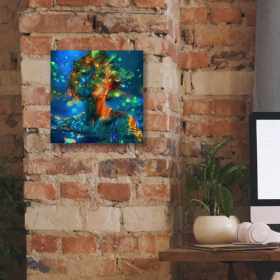  'Emerging From A Trip' by Ann Klee Canvas Wall Art, 12" x 12"