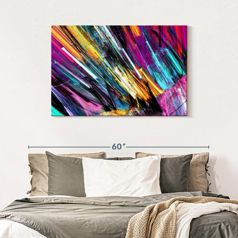 Avery Rainbow Abstract, 30" H x 45" W