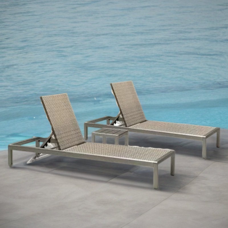 Chaise longue d'extérieur réglable Elegant