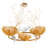 Ffraid Light Gold Unique/Statement Bird Nest Pendant Lights