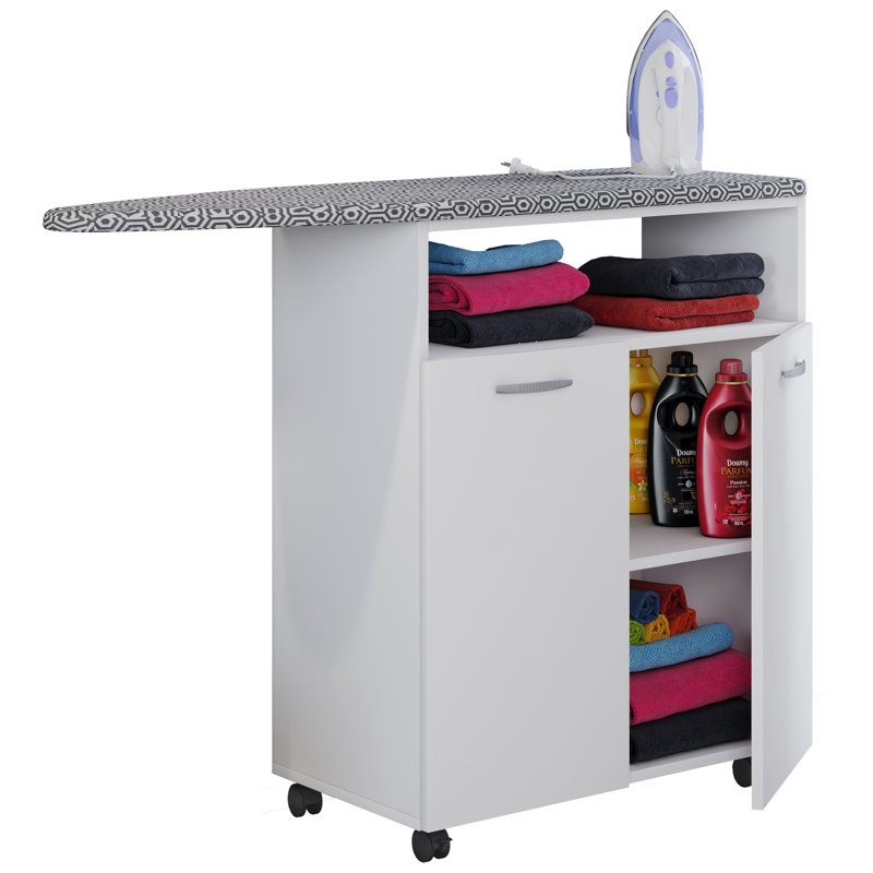 Quintina Manufactured Wood Freestanding Ironing Board