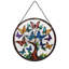 Papillons sur des panneaux de vitrail arbre de vie Suncatcher pour décor de fenêtre-129205938