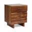 Commode en bois rétro avec table de chevet et 3 tiroirs pour le salon et la chambre à coucher