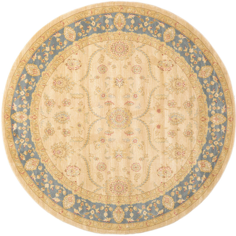 Tapis crème Moore, Rond 6 pi 1 po