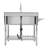 Stainless Steel Single Bowl Kitchen Sink With Pull-Out Faucet-115137217