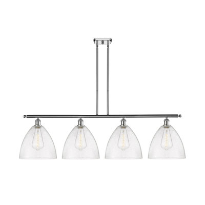 Luminaire suspendu linéaire à 4 lumières pour îlot de cuisine Ammaria