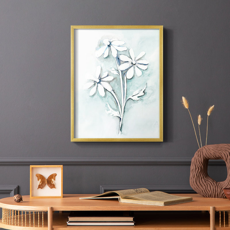 «Bohemian Blue II», reproduction encadrée - bois massif, H 20 po x l 16 po