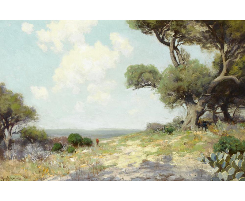 «In the Hills - Southwest Texas» par Julian Onderdonk - Art mural sur toile tendue avec châssis, H 24 po x l 17 po