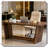 Large Executive Desk Industrial Aesthetic Minimalistic Clean Lines Design-2098196337