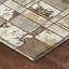 Tapis géométrique de qualité supérieure lavable à la machine Mayfield AMF2442-706217282-706217291