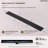 23.62" x 3.15" Linear Grid Shower Drain Trim-110910924