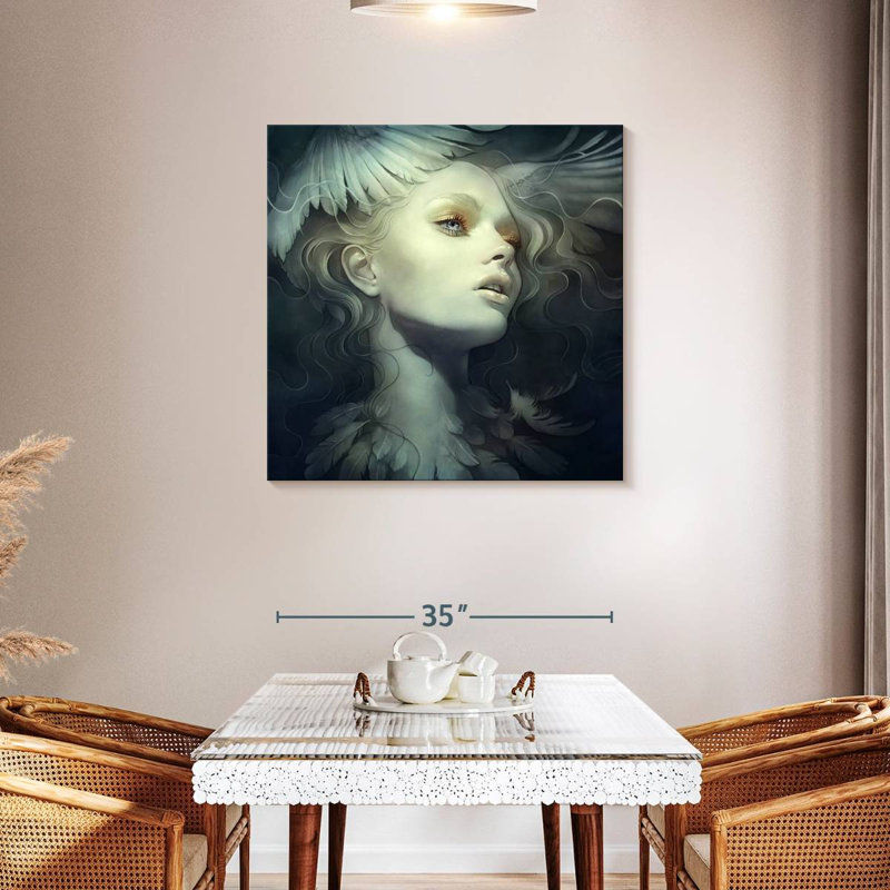 Lady Fly, 36" H x 36" W