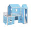 Lit mezzanine simple avec glissade et tour-808780360