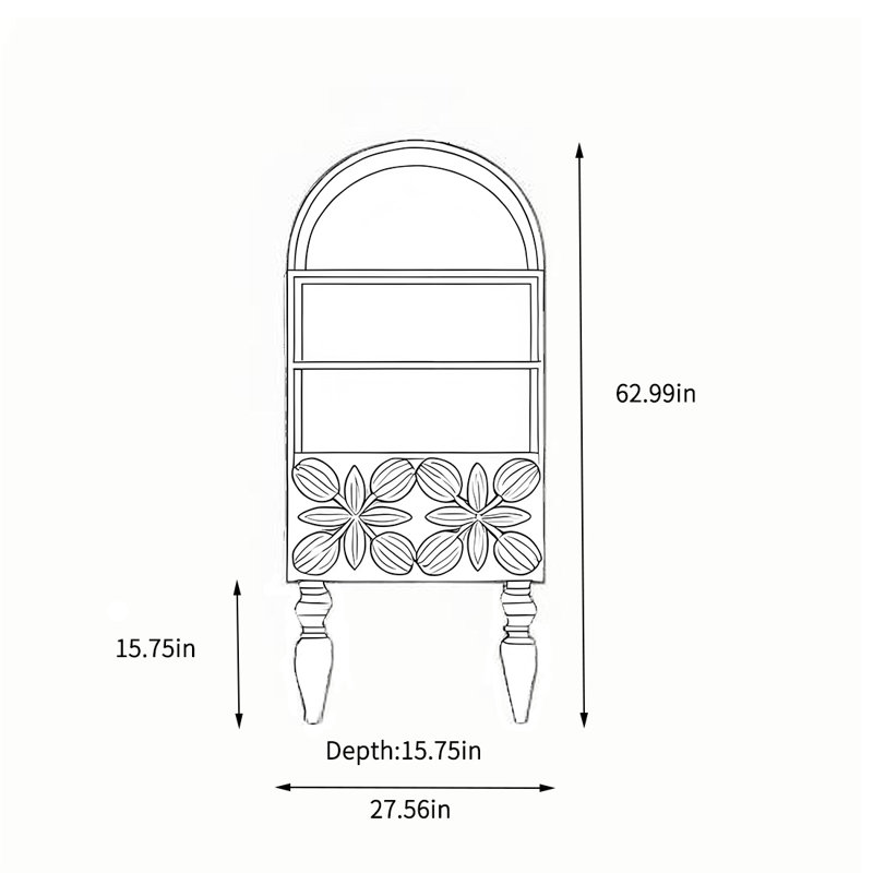 Open-type large-capacity storage cabinet bookcase