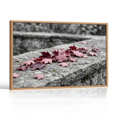 Ensemble de 1 tableau sur toile « Feuilles d'automne »