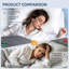 Édredon d'été rafraîchissant, courtepointe soyeuse, légère et respirante toutes saisons pour les dormeurs chauds avec technologie Q-Max 0,45, couverture de refroidissement grise régulatrice de température pour soulager la transpiration nocturne, disponible en grand-1096286068