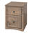 Solid Wood Large Writer's Desk With Mobile File Cabinet-2092123169