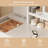 Vanity Desk with Mirror and Lights, Makeup Desk Dressing Table with LED Lighted Mirror & Power Outlet,3 Lighting Color for Bedroom