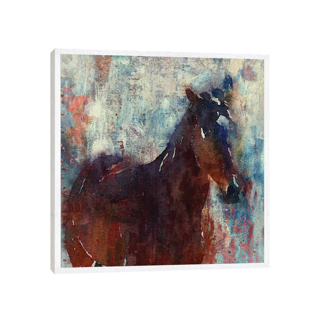 Leinwandbild Wild Brown Horse von Irena Orlov