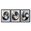 ABSTRACT Series DL III - Impression encadrée de qualité supérieure sur mesure mat - 3 pièces-651858922-651858923