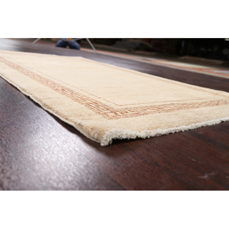 One-of-a-Kind 3'2" X 5'5" New Age Wool Area Rug in Beige