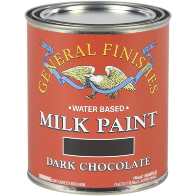 1 Quart Dark Chocolate Water Based Interior/Exterior