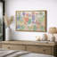 Motif botanique coloré, images de salon, impression sur toile encadrée-1655938290-1655938291