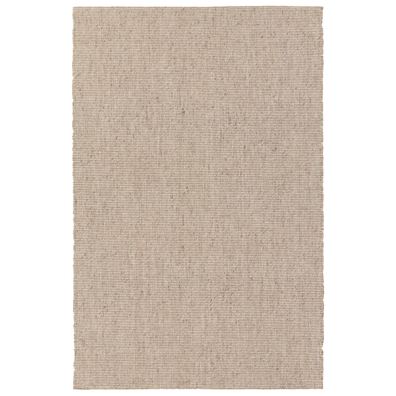 Hakkback Maddock Handwoven Solid Natural Area Rug, Rectangle 7'9" x 9'9"