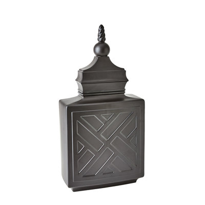 Chinoiserie Handmade Ceramic Jar