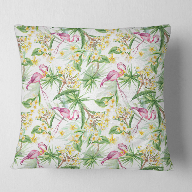 Housse de coussin carré et insert Tropical Tropical, 18" x 18"