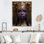 Mauve et or femme africaine élégance II - art mural femme afro-américaine