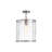 1-Light Handcrafted Textured Water-Glass Cylinder Pendant-1347820204