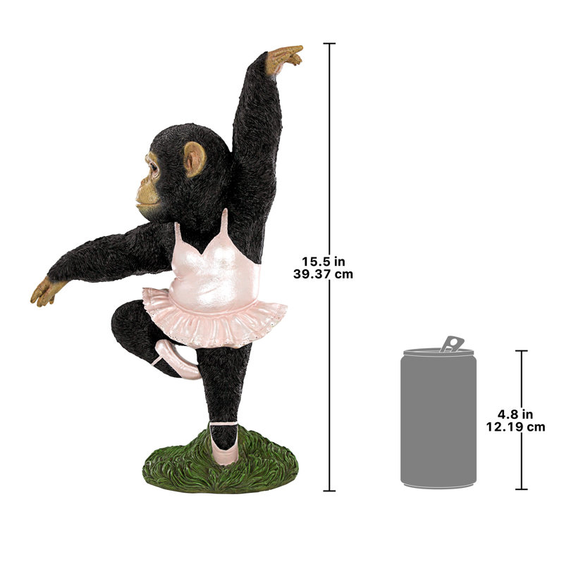 Figurine singe danseuse de ballet