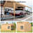 10 Ft. W x 20 Ft. D Heavy Duty Carport Portable Garage Large Carport with Breathable Windows-113339495